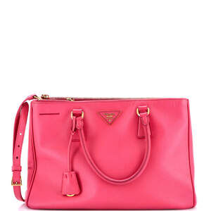 Prada Double Zip Lux Tote Saffiano #219842P10B